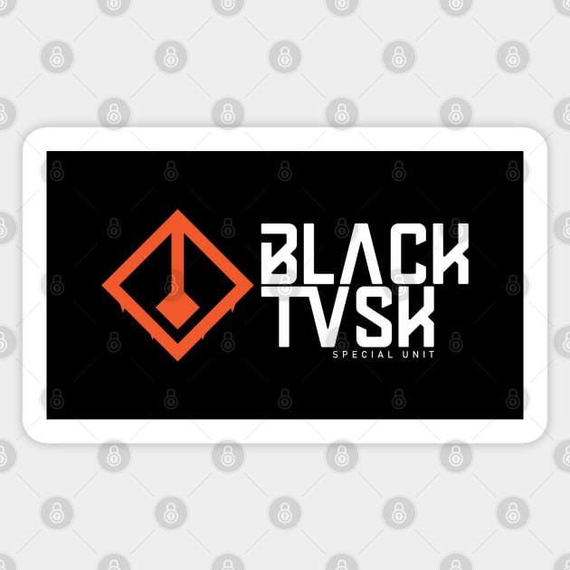 Black Tusk Special Unit Sticker by BadBox